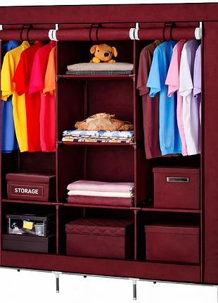 Тканевой шкаф hcx storage wardrobe 88130 бордо