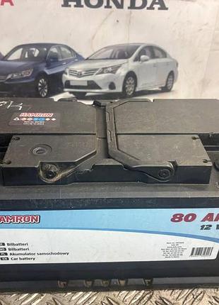 Автомобильный аккумулятор hamron 80ah 12v акб
