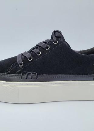 Кеди жіночі замшеві чорні ugg zilo platform sneaker 36р.