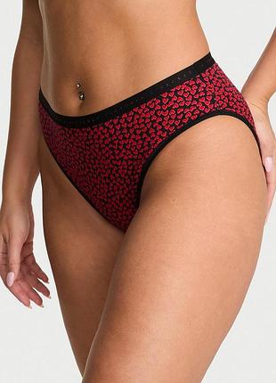 Жіночі трусики victoria's secret (299267819286) stretch cotton high-leg brief xxl чорні