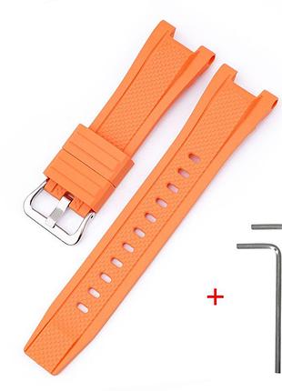 Ремешок для casio g-shock gst-w300 orange si