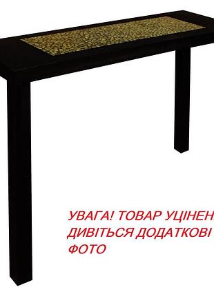 Уцінка стіл із перламутром 120х60х50 см, інкрустація 68х22,5 см