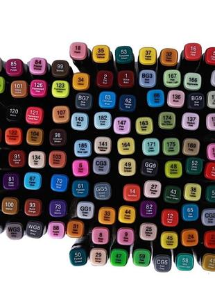 204 шт набір двосторонніх скетч-маркерів для малюванняtouch на спиртовій основі