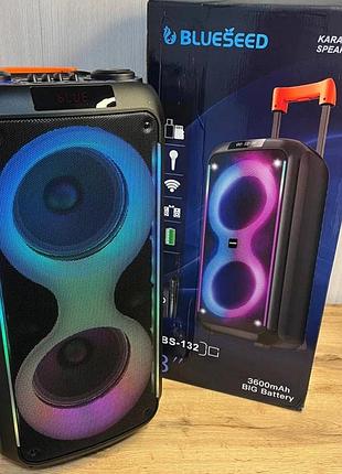 Колонка bluetooth wireless speaker ttd-2821 40 вт 3600 mah 31.6×32.3×68.6cм