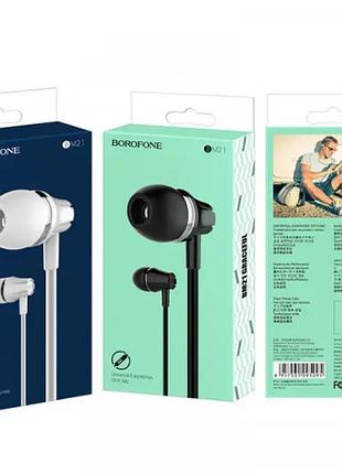 Наушники borofone bm21 graceful universal earphones
