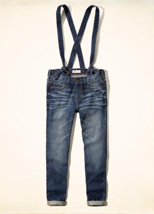 Hollister оригинал джинсы холлистер джинс комбинезон джинсовый комбез штаны