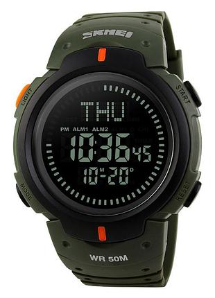 Skmei 1231ag military smart watch + compass