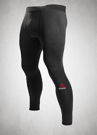 Универсальные компрессионные леггинсы для тренировок reebok black 2025