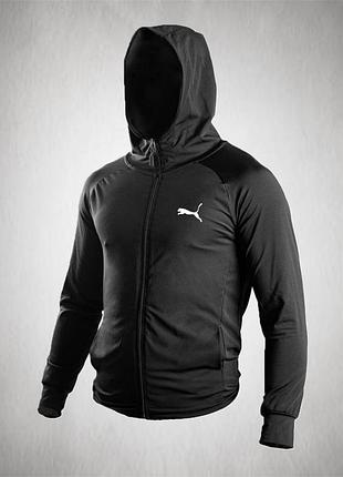 Универсальное компрессионное худи для тренировок puma black 2025