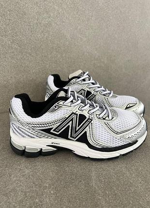 Серые кроссовки унисекс new balance 860 v2 silver х нью беланс 37