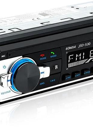 Auroky jsd-530 - автомагнитола 1 din с bluetooth, fm-радио, 2 х usb, aux, эквалайзер, магнитола в авто с быстрой зарядкой