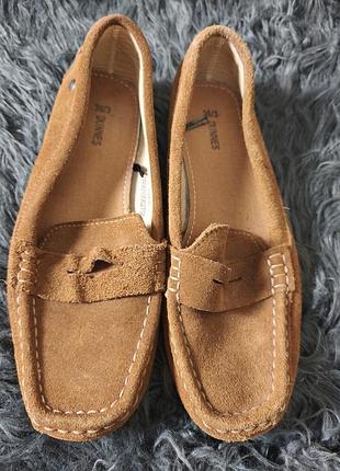 Dunnes, 36p замшевые лоферы мокасины