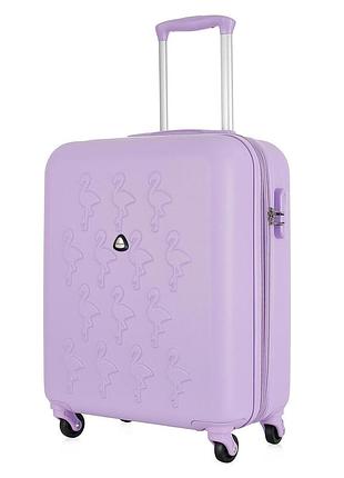 Чемодан в дорогу semi line 20" s светло-фиолетовый t5926-1