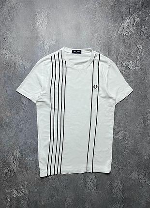 Vintage винтажная футболка fred perry big logo casual кэжуал size m размер м