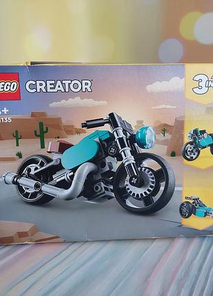Набор lego creator 3 в 1 «Винтажный мотоцикл» (31135)