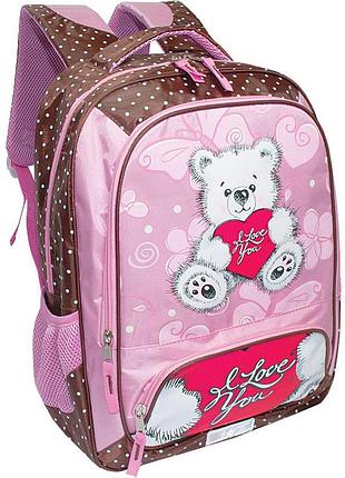 Детский школьный рюкзак semi line 22 rose i love you print 4685