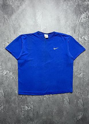 90x vintage винтажная футболка nike найк big swoosh logo биг свуш лого size xl размер хл