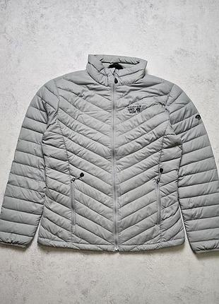 Мікропуховик mountain hardwear womens m down jacket grey lightweight puffer hiking outdoor