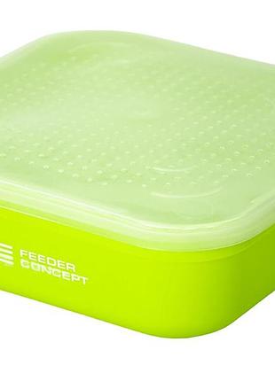 Коробка рибол. для зберігання наживки fc feeder bait box m 170×170×60 / m