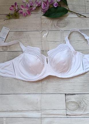 Бюстгальтер балконет дышащий летний на косточках без поролона m&amp;s cool comfort хлопок