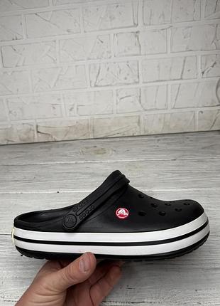 Крутые черные crocs кроксы размер m6w8
