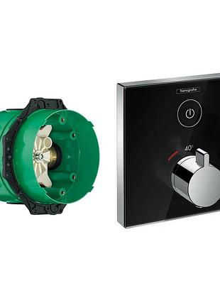 Смеситель для душа hansgrohe shower select 15737600+01800180, хром