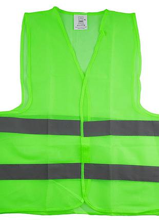 Жилет безпеки світловідбивний (green) 206 g xl жб010 ш штурмовик