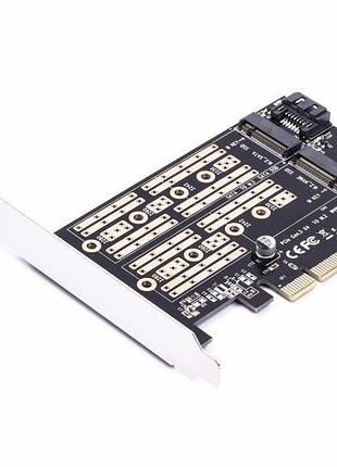 Адаптер agestar as-mc02 pci-express pci 3.0 x4 адаптер для ssd-накопичувача формату m.2 nvme