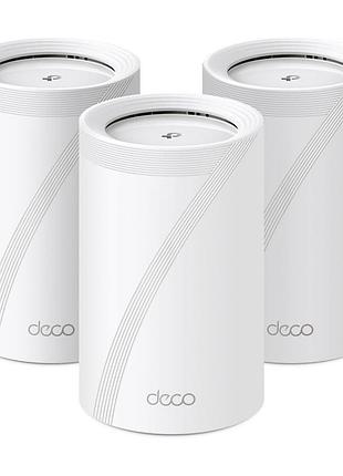 Система wifi-mesh tp-link deco be65 be11000, 4x2.5ge lan/wan, 1xusb 3.0, 3 мод