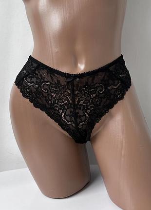 💜3+4💜труси мереживні трусы черные кружевные lingerie