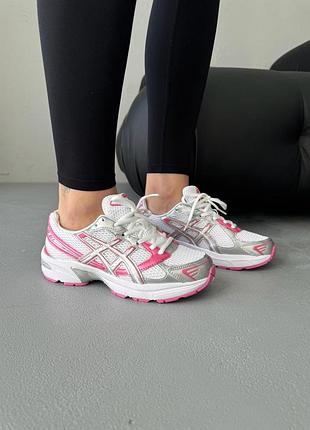 💕 жіночі кросівки asics gel-1130 white/pink