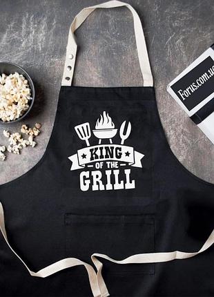 Фартук king of the grill (черный)