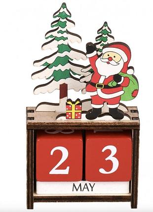 Вечный календарь "christmas", размер 7*12см