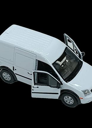 Машинка welly модель «ford transit connect» білий (11 см) 250386w