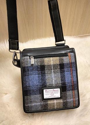 Чоловіча сумка планшетка harris tweed.