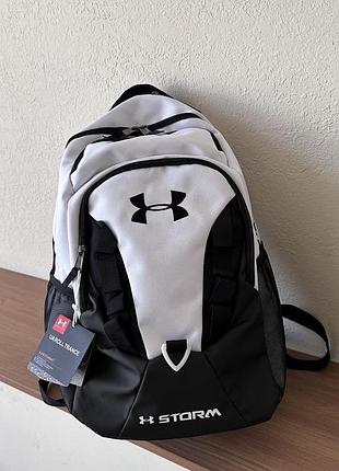 Рюкзак under armour чорний сірий андер армор