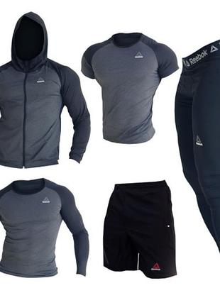 Профессиональная компрессионная одежда для мужчин reebok 5в1 2026