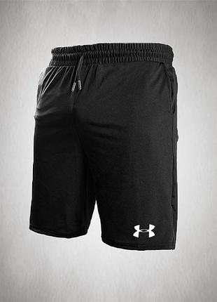 Универсальные компрессионые шорты для тренировок under armour black 2025