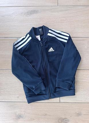 Спортивная кофта на молнии олимпийка adidas 2-3 года