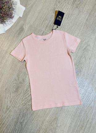 Дитяча футболка для дівчинки ovs kids персиковий 116 см