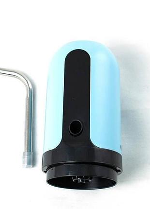 Насадка-помпа на пляшку automatic water dispenser (блакитна)
