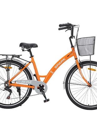 Велосипед spark city reine (колеса – 26", алюминиевая рама – 17") оранжевый