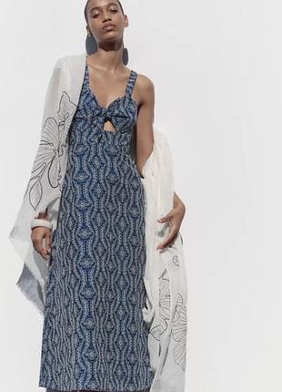 Розкішна, супер легка сукня/плаття/сарафан cutwork від zara. привезена з іспанії.