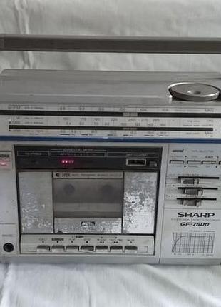 Магнітола sharp gf-7500 японія з 1980х років.