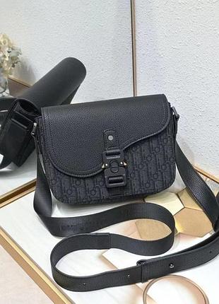 Dior сумка мужская кросс боди черная через плечо диор