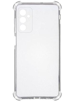Чехол-накладка getman ease logo tpu для samsung galaxy a15 4g/5g / galaxy m15 5g , прозрачный защитный кейс с усиленными углами,