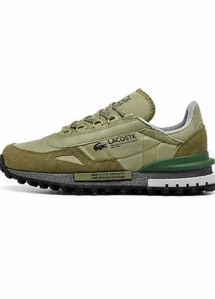 Чоловічі кросівки лакоста стильні повсякденні lacoste elite active t 42