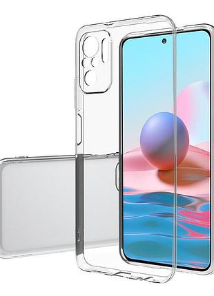 Tpu чохол epic transparent 1,5mm full camera для xiaomi redmi note 10 pro / 10 pro max