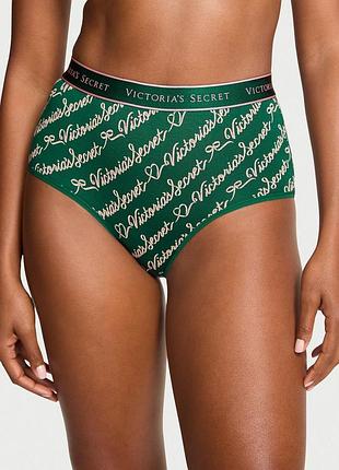 Женские трусики victoria’s secret (231129175432) logo cotton modern brief s зеленые