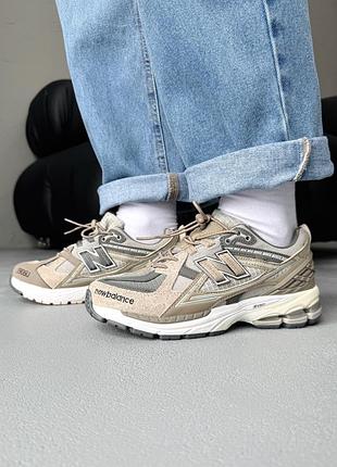 Женские летние кроссовки new balance 1906d brown/silver